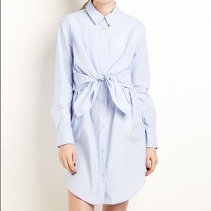 DO + BE Blue Shirt Dress